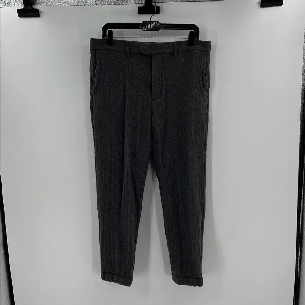 J. Crew Men's Classic creased trouser in Japanese wool blend - Gray - 34